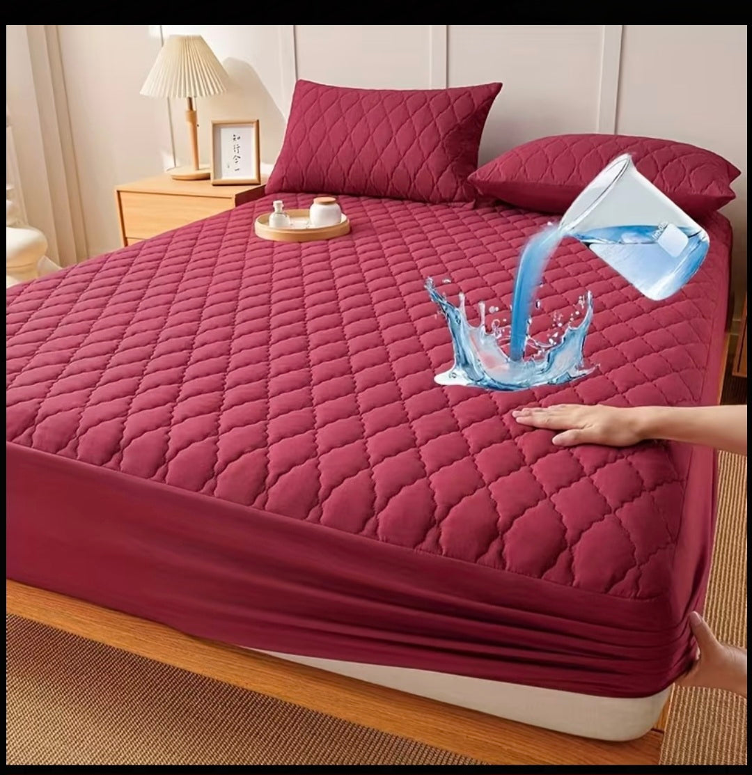 Waterproof Quilted Mattress Protector Cover
